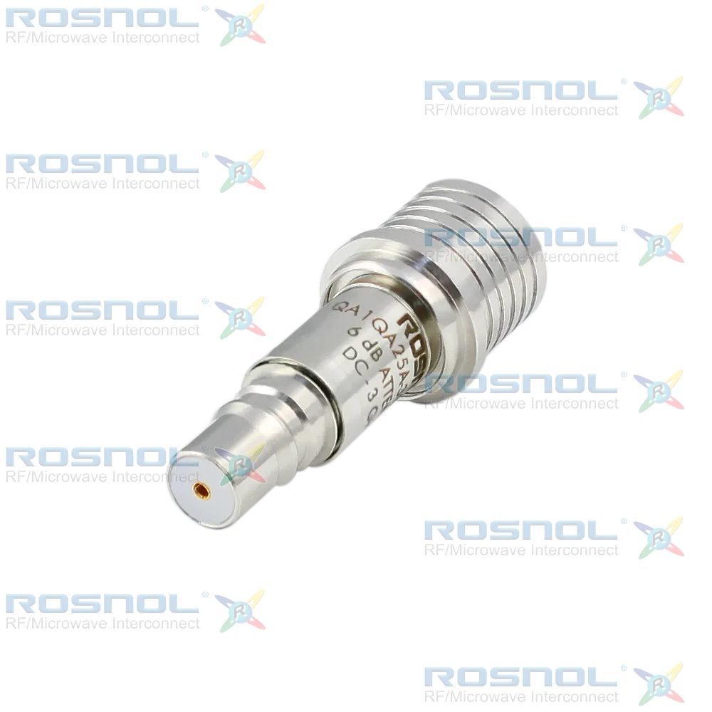 Fixed Attenuator QMA Plug (Male) to QMA Jack (Female) 3GHz 2W 6dB