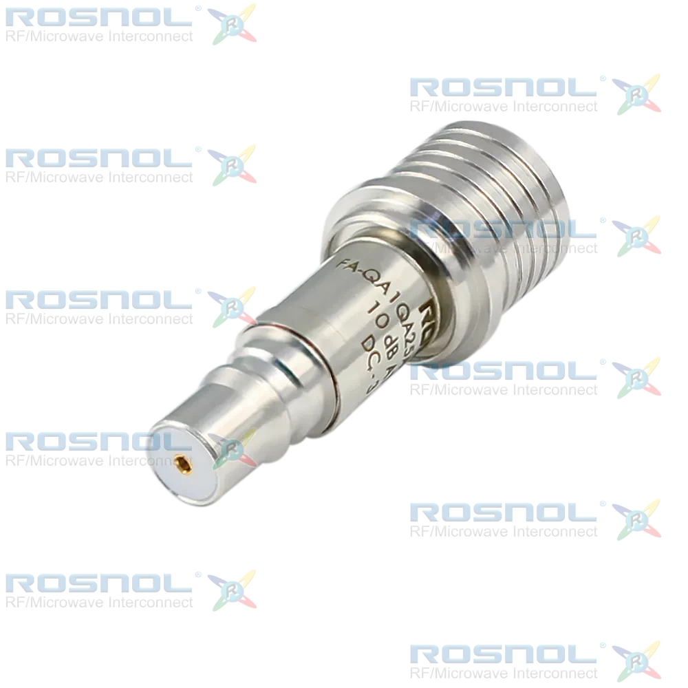Fixed Attenuator QMA Plug (Male) to QMA Jack (Female) 3GHz 2W 10dB