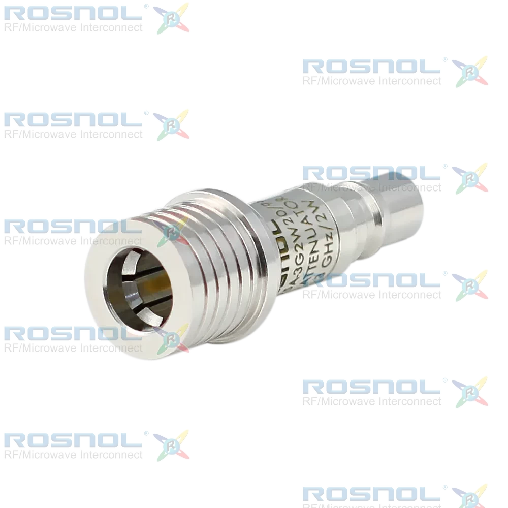 Fixed Attenuator QMA Plug (Male) to QMA Jack (Female) 3GHz 2W 20dB