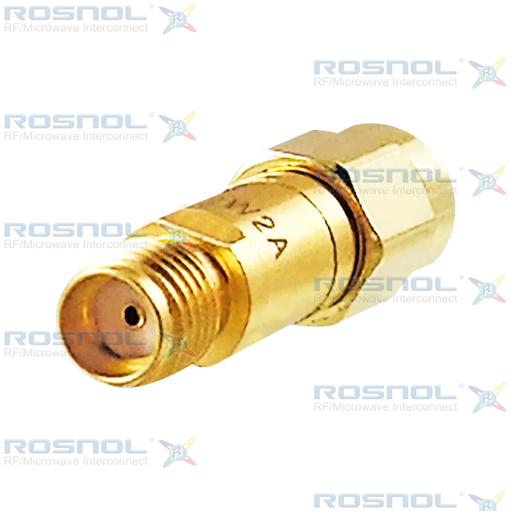 Fixed Attenuator SMA Plug (Male) to SMA Jack (Female) 6GHz 2W 2dB