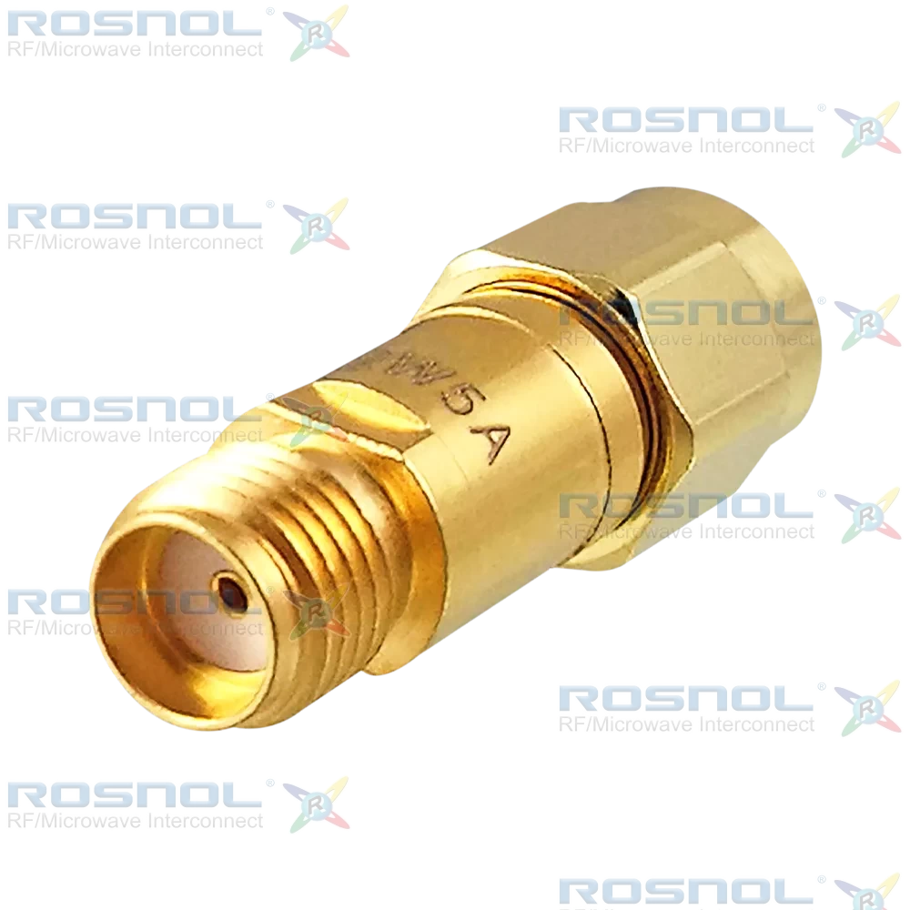 Fixed Attenuator SMA Plug (Male) to SMA Jack (Female) 6GHz 2W 5dB