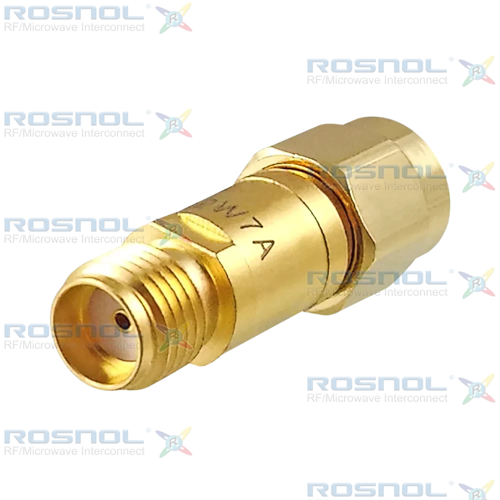 Fixed Attenuator SMA Plug (Male) to SMA Jack (Female) 6GHz 2W 7dB