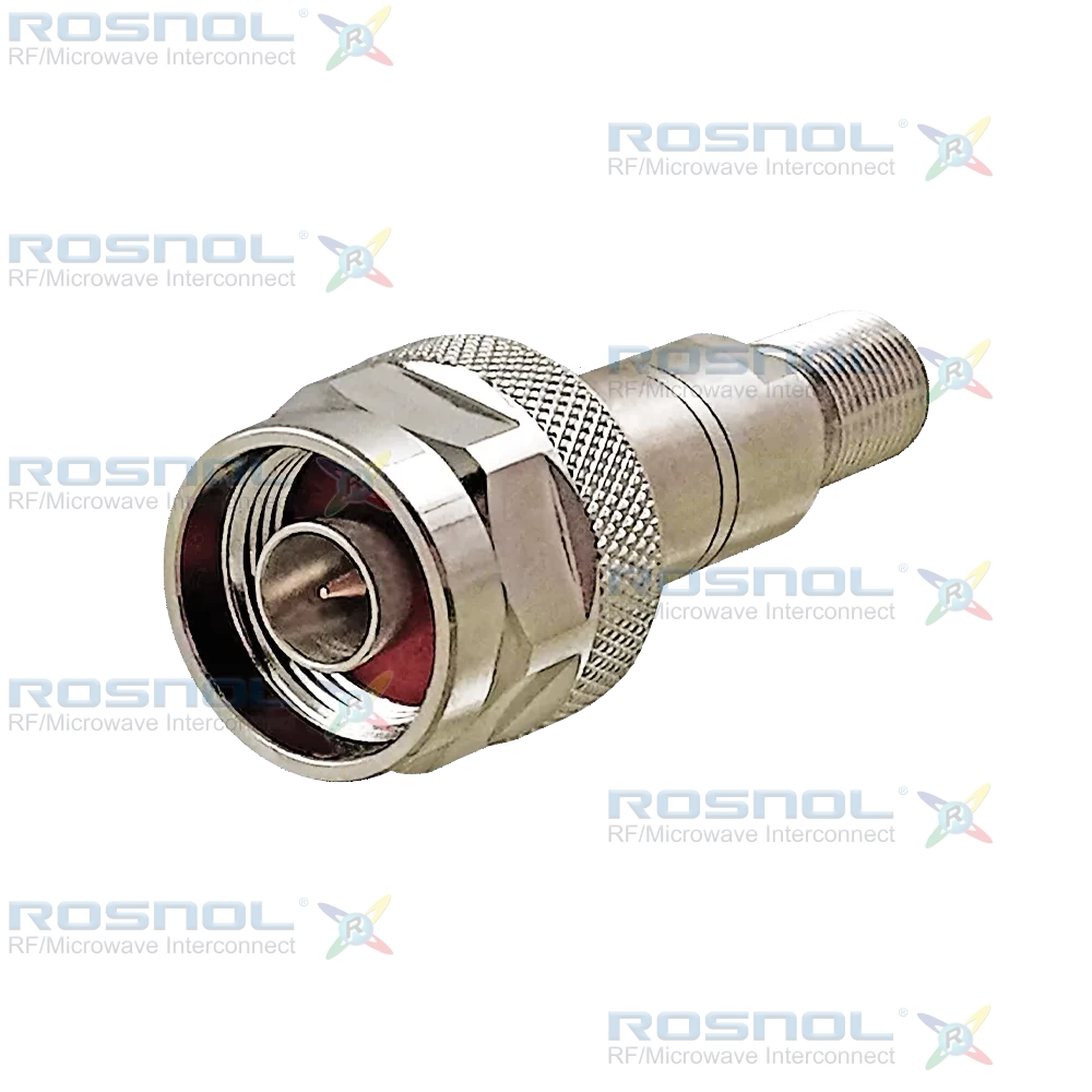 Impedance Matching Pads N 50 Ohm Plug (Male) to F 75 Ohm Jack (Female)