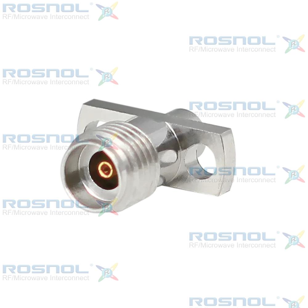 2.92mm Jack (Female) Straight Connector 2 Hole Flange, 8.64mm (.340 inch) DC-40GHz VSWR1.20