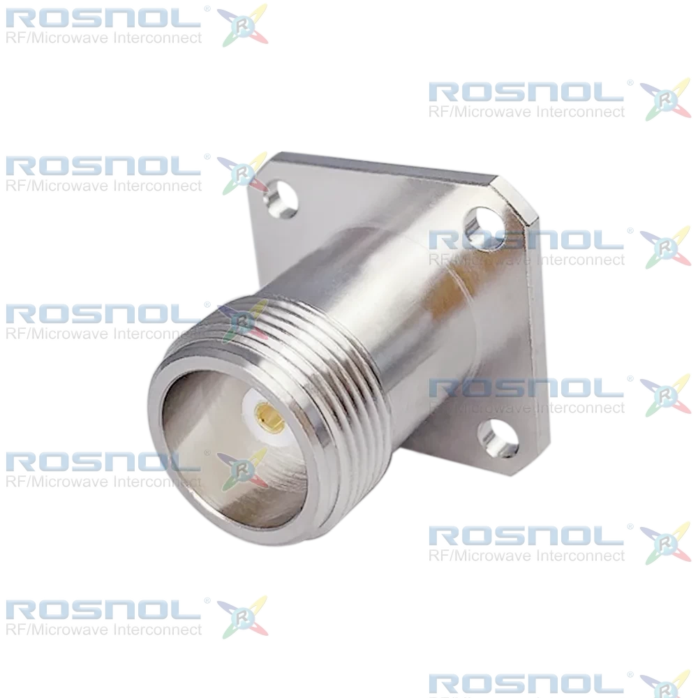 SC Jack (Female) 4 Hole Flange Connector 18.24mm (.718 inch), DC-11GHz