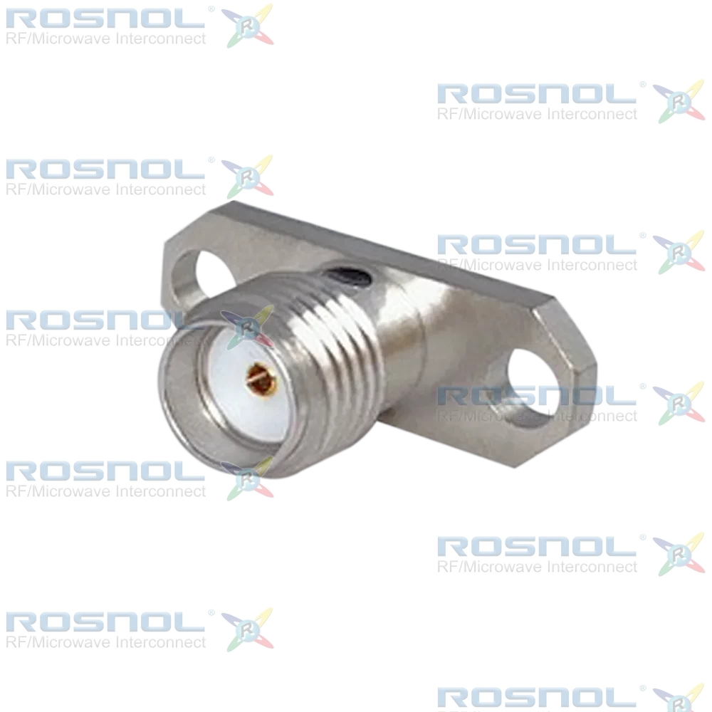SMA Jack (Female) Straight Connector 2 Hole Flange, 12.22mm (.481 inch) DC-18GHz VSWR1.30