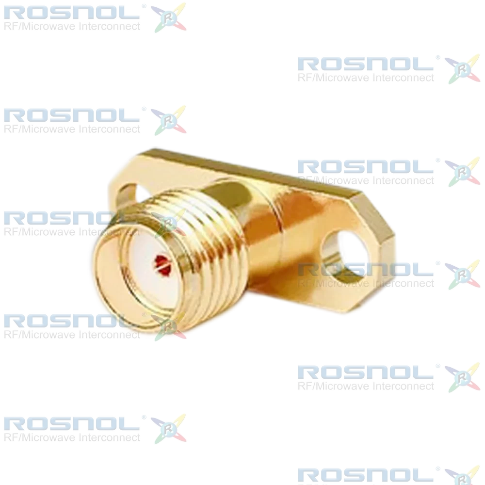 SMA Jack (Female) Straight Connector 2 Hole Flange, 12.22mm (.481 inch) DC-18GHz VSWR1.30