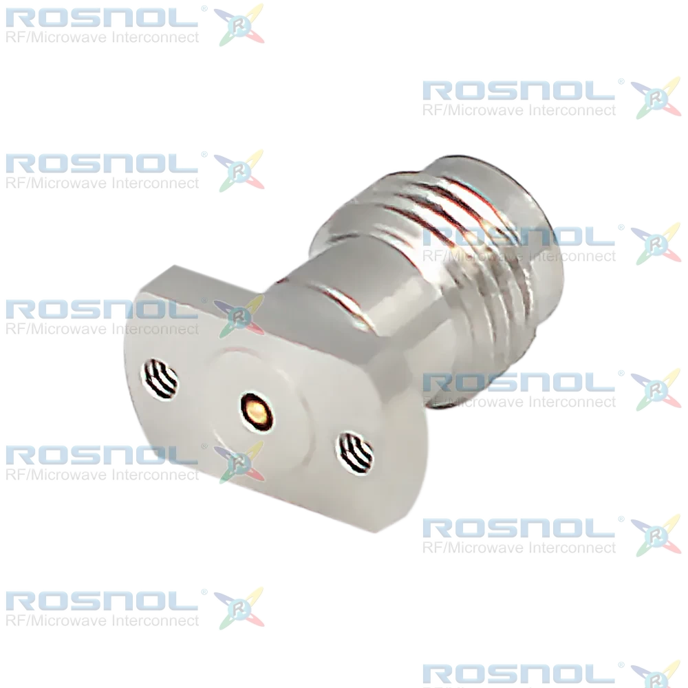 2.92mm Jack (Female) PCB Compression Mount Straight Connector, DC-40GHz VSWR1.35