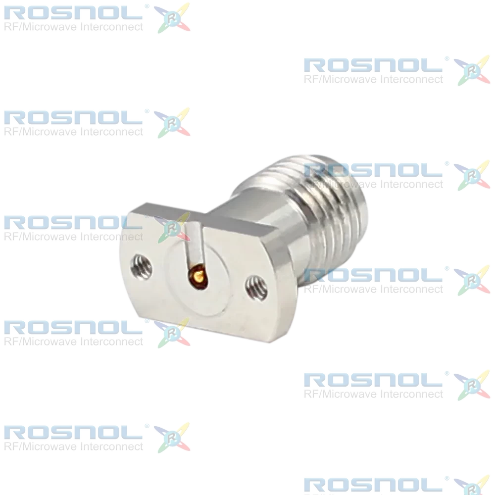 2.92mm Jack (Female) PCB Compression Mount Straight Connector, DC-40GHz VSWR1.43