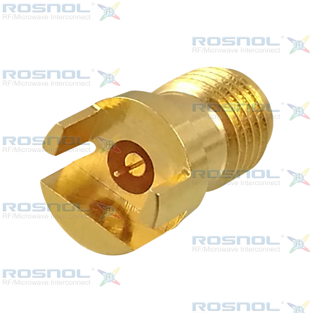 2.92mm Jack (Female) PCB End Launch Straight Connector, DC-40GHz VSWR1.25