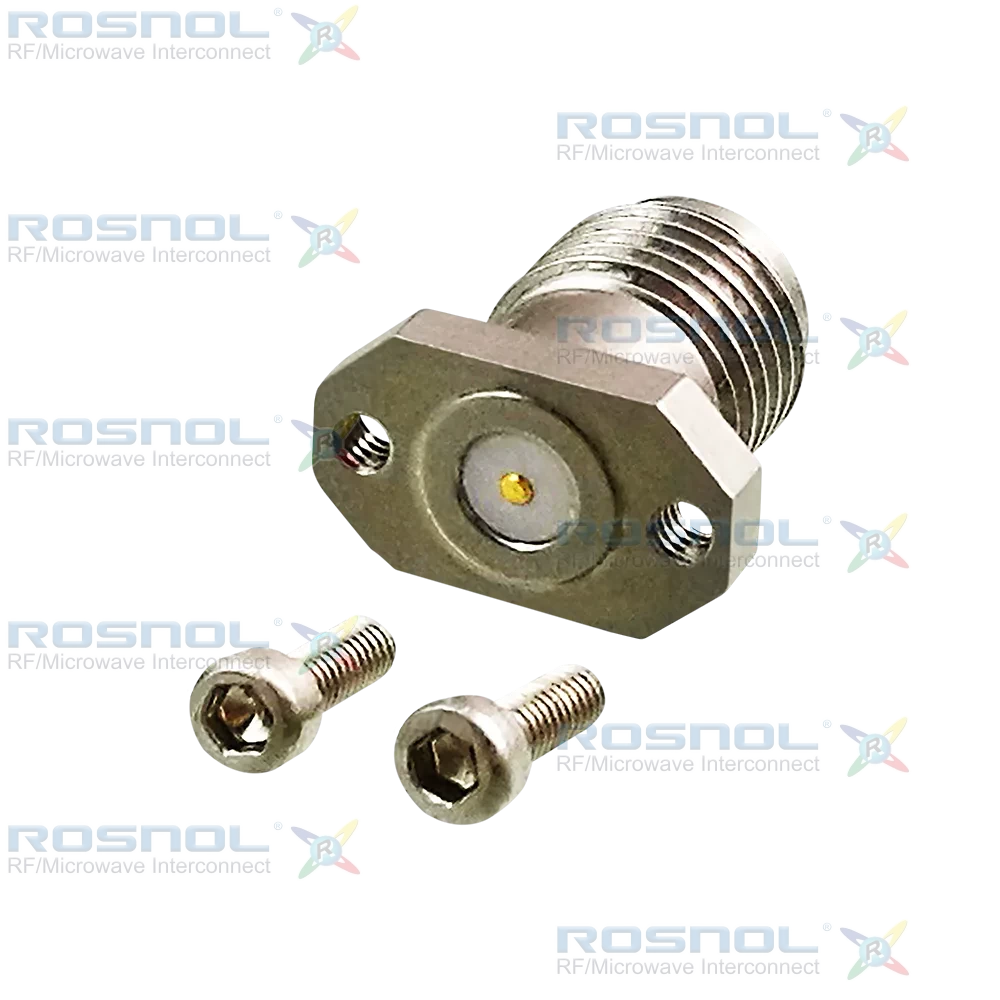 SMA Jack (Female) PCB Compression Mount Straight Connector, DC-27GHz
