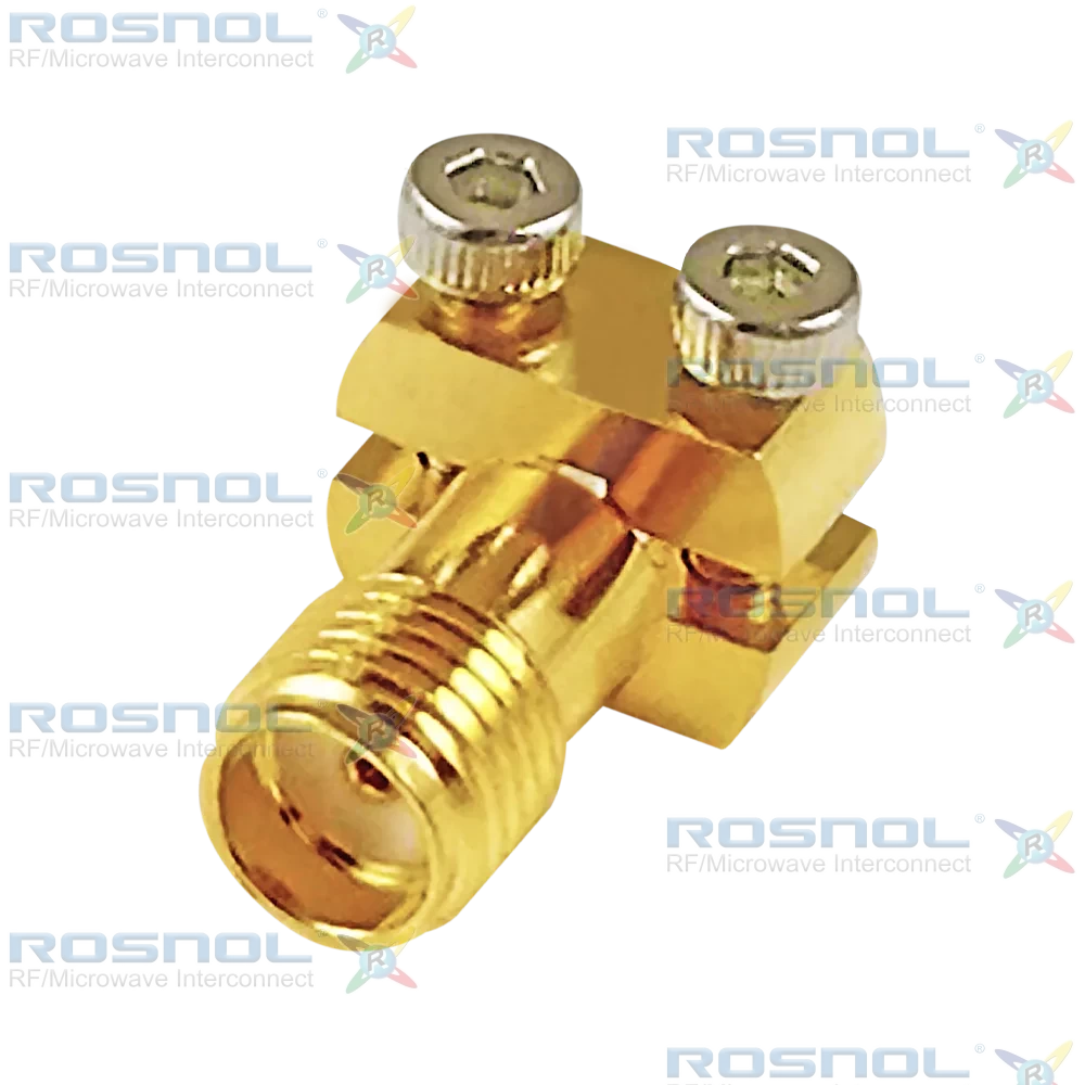 SMA Jack (Female) PCB End Launch Straight Connector, DC-18GHz VSWR1.30