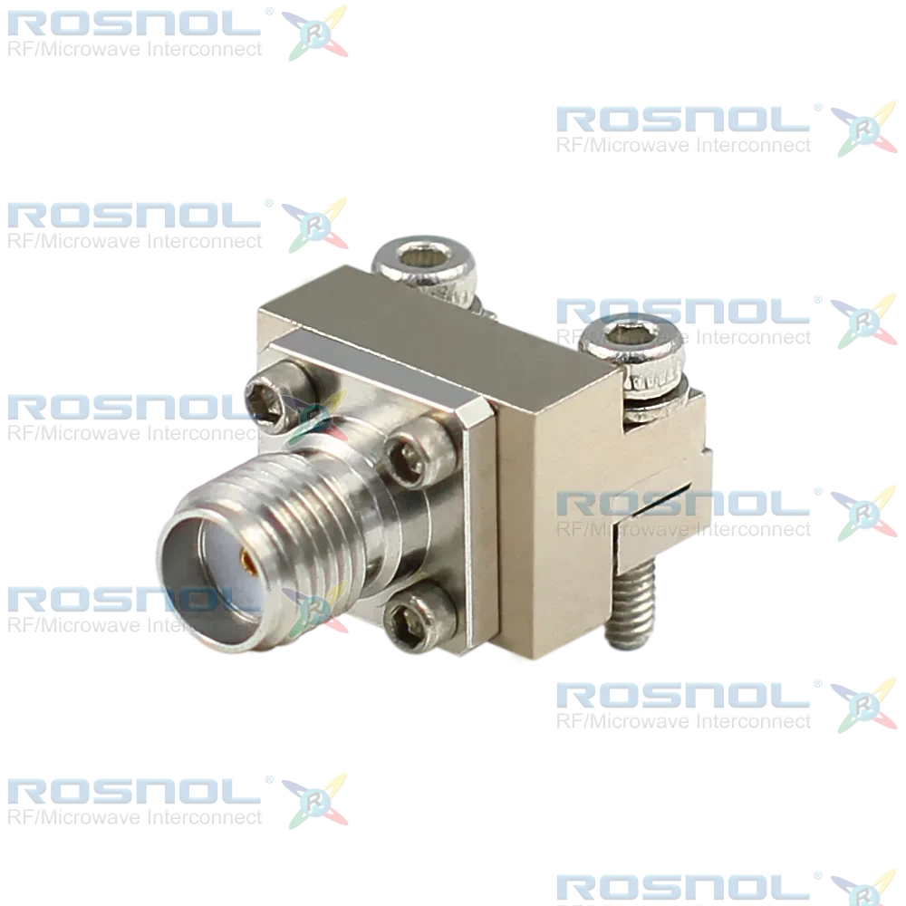 SMA Jack (Female) PCB End Launch Straight Connector, DC-27GHz (Low Profile)