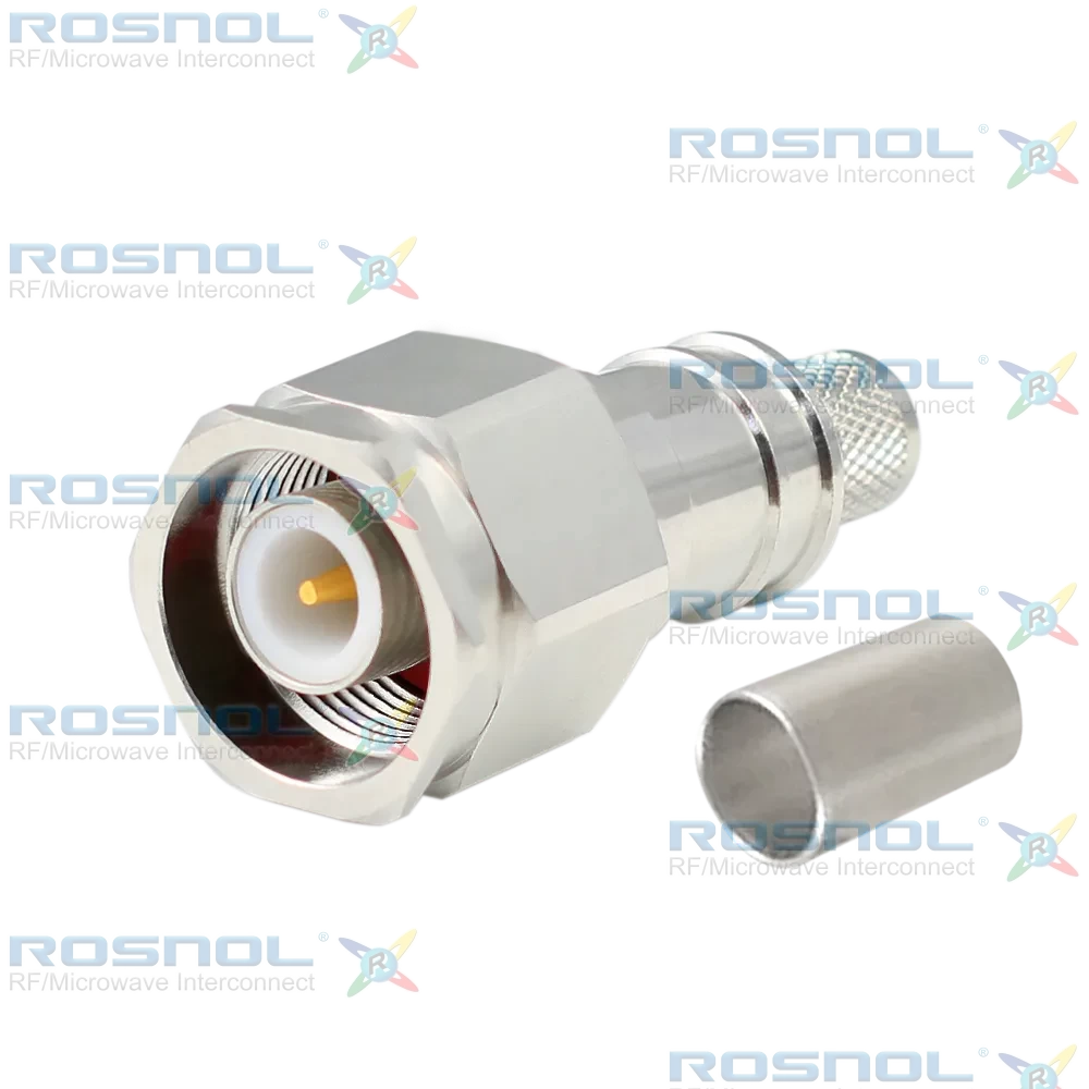 SC Plug (Male) Right-Angle Cable Connector for RG-214, RG-9, RG-225, RG-393, DC-11 GHz