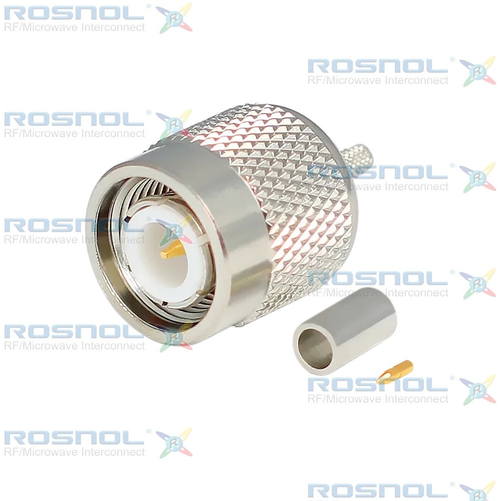 TNC Plug (Male) Cable Connector for RG-174, RG-188A, RG-316, BELDEN 7805, DC-6GHz