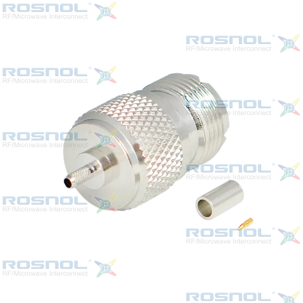 UHF Jack (Female)  Cable Connector for RG-174, RG-188A, RG-316, BELDEN 7805, DC-300MHz