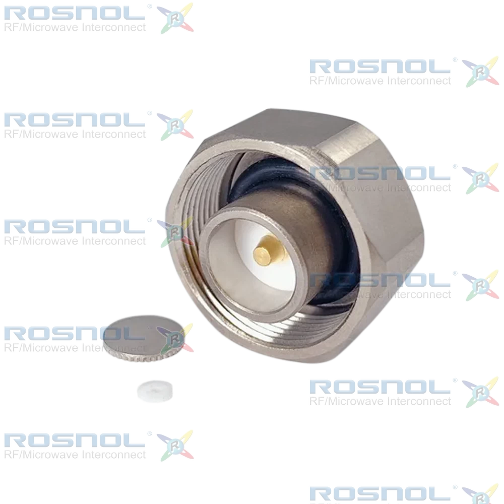 4.1-9.5 Plug (Male) Right-Angle Cable Connector for .0141, RG-402, SS-402, EF-402, DC -6 GHz VSWR 1.20