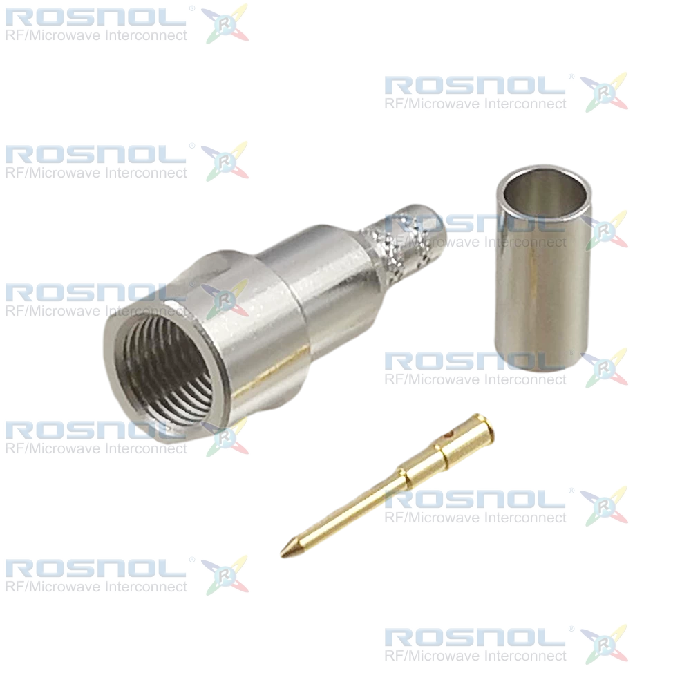 FME Plug (Male) Straight Cable Connector for  LMR-240, BELDEN H155, RNL-240, BELDEN 7808A, BELDEN 9258, DC -2.5 GHz