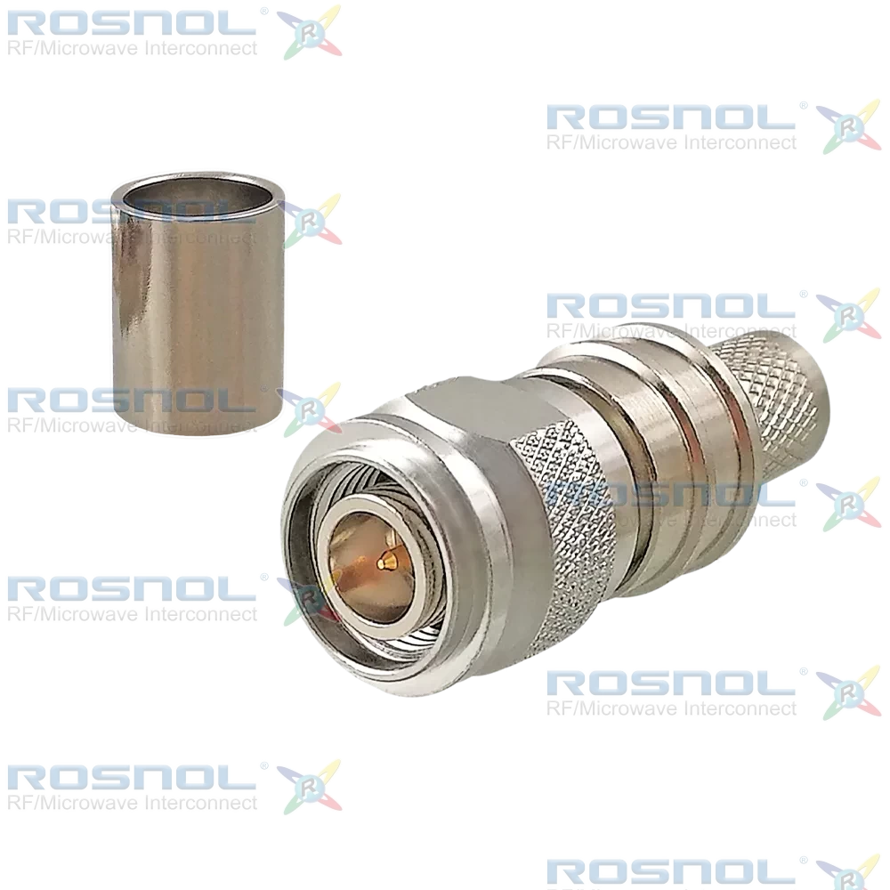 TNC Plug (Male) Cable Connector for LMR-400, Belden 7810A, Belden 8214, Belden 9913, RNL-400, DC-8GHz VSWR 1.25