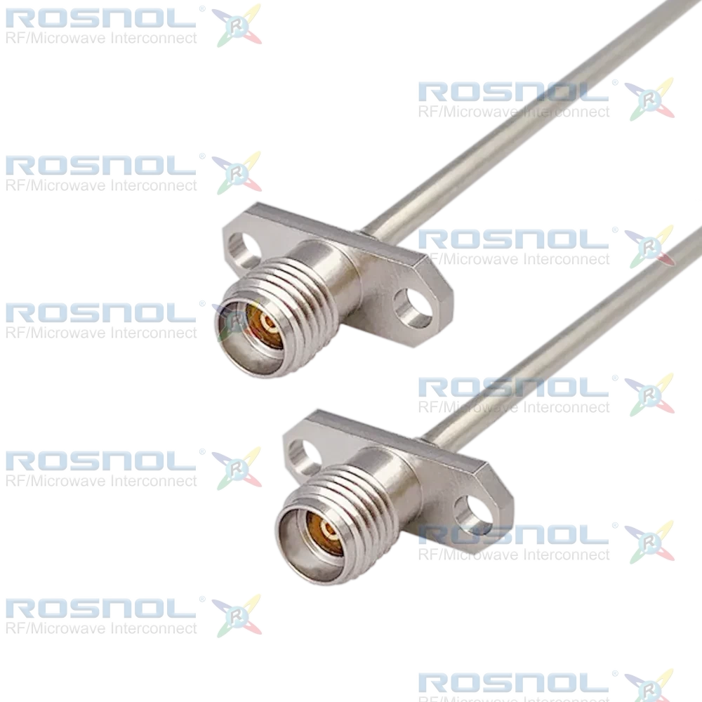 3.5mm Jack (Female) to 3.5mm Jack (Female) Panel 2-hole Cable Assembly