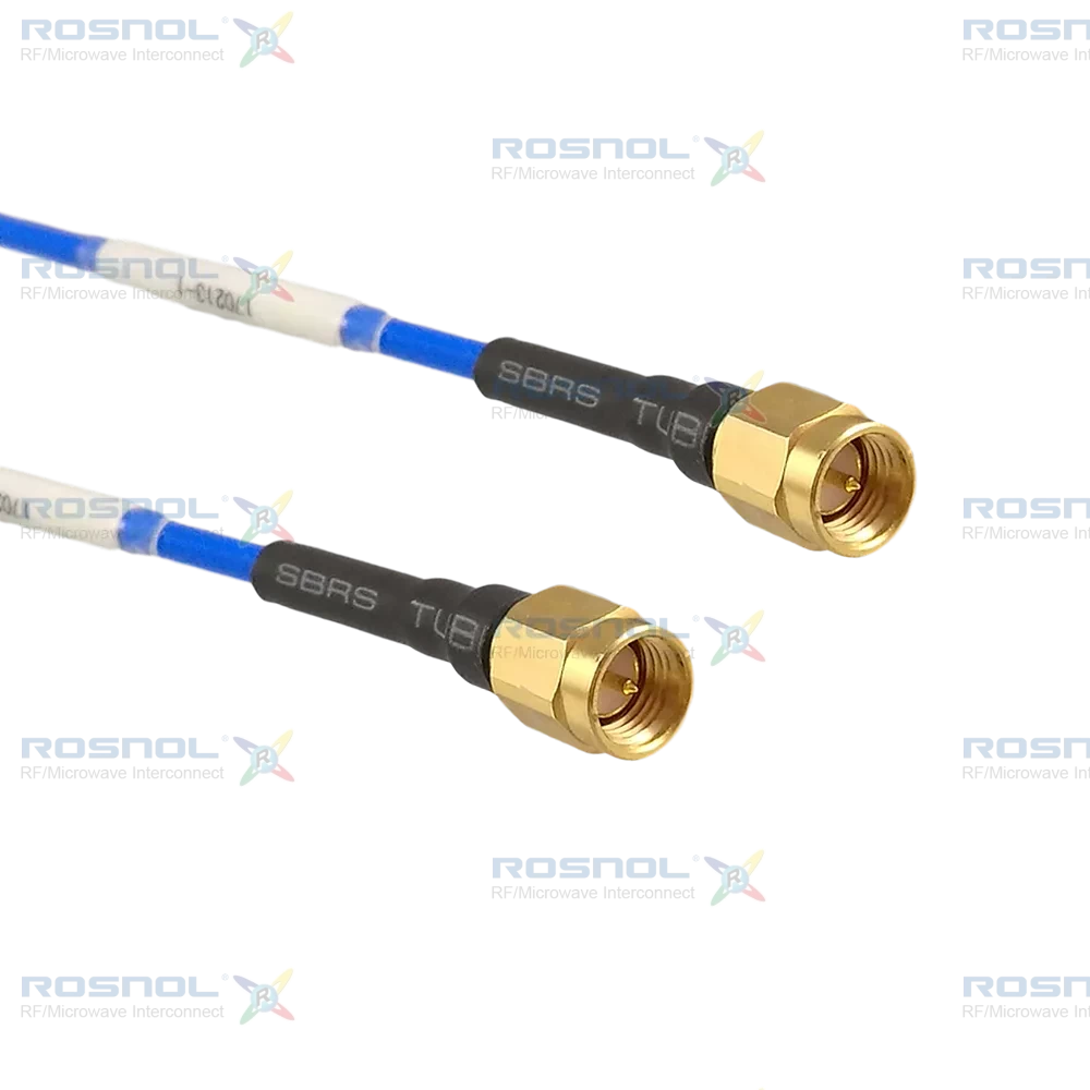 SMA Plug (Male) to SMA Plug (Male) Cable Assembly for Rosnol EF405, DC-18GHz VSWR1.2