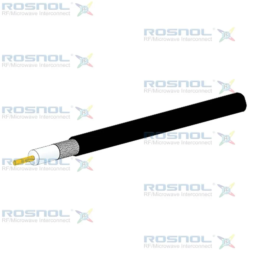 Flexible Ø2.7 mm (.106 inch) PVC Jacket, 75Ω, DC-1.0GHz