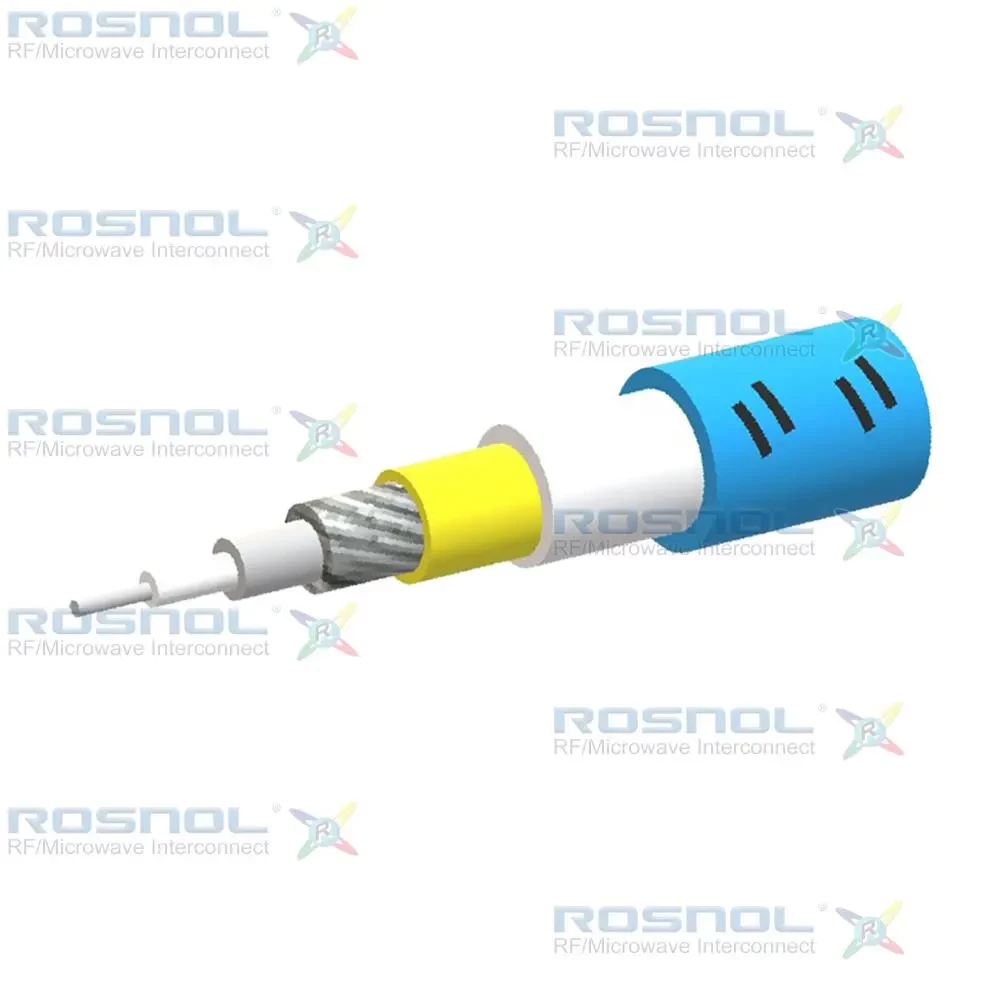 EconoFlex Ø5.74 mm (.226 inch), FEP Jacket and PTFE Braided cover, 50Ω, DC-32GHz