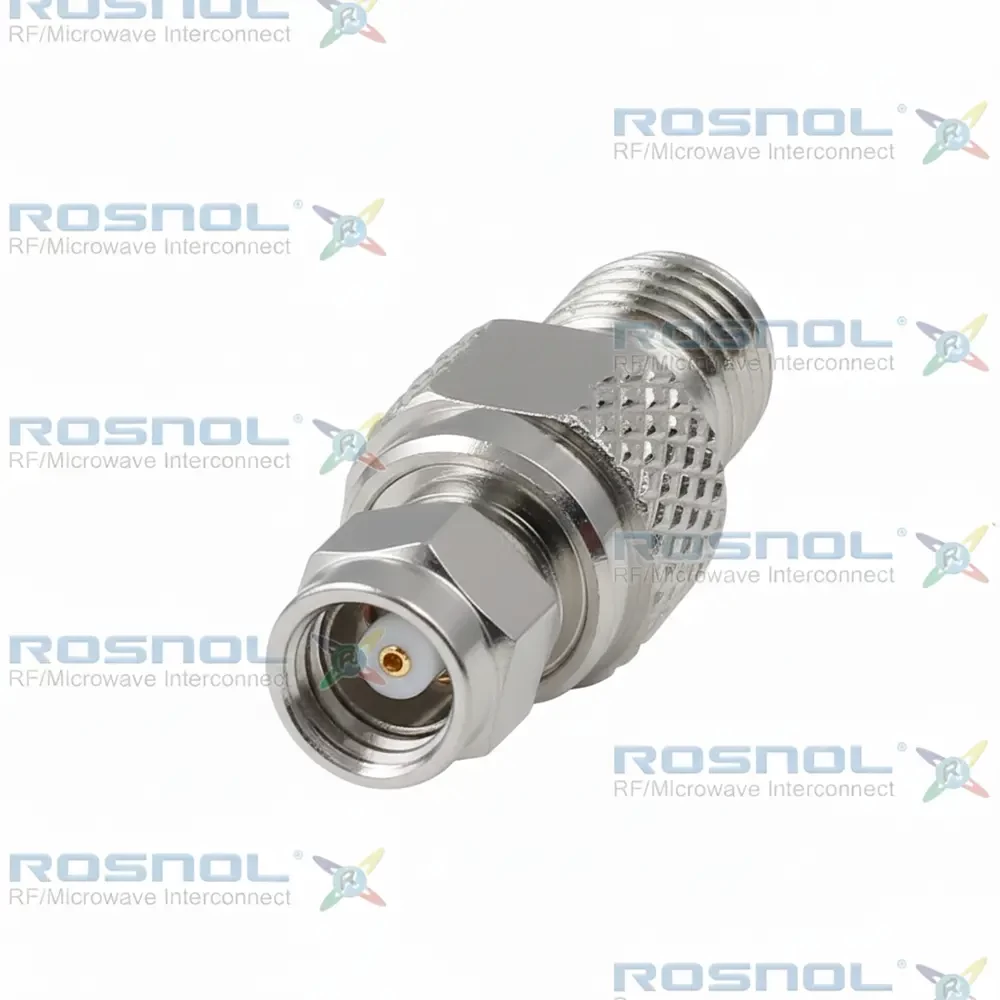 SMC Plug (Male) to SMA Jack (Female) Adapter, DC-10GHz VSWR1.35