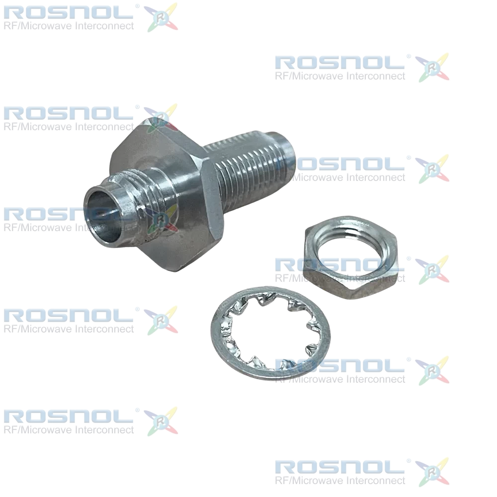 1.85mm Jack (Femlae) to 1.85mm Jack (Female) Bulkhead Adapter, DC-65GHz VSWR 1.25