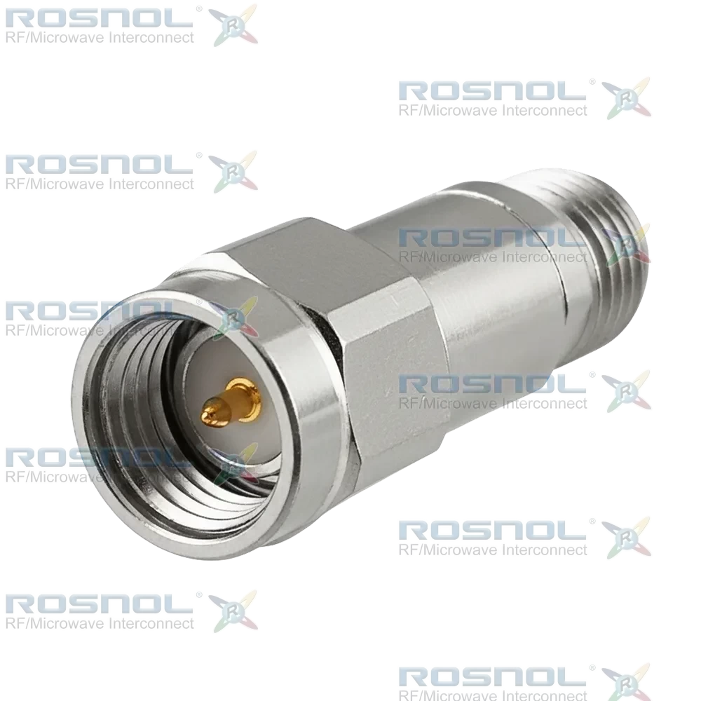 SMA Plug (Male) to SMA Jack (Female) Fixed Attenuator, DC-4GHz 2Watt 8dB VSWR 1.25