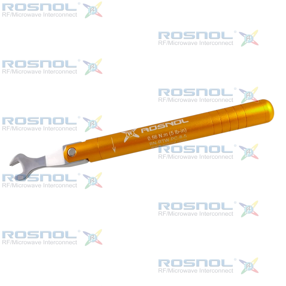 8mm [.315 in] Bit Torque Wrench, Pre-set to 5 in-lbs [0.56 Nm] for SMA Brass Connector