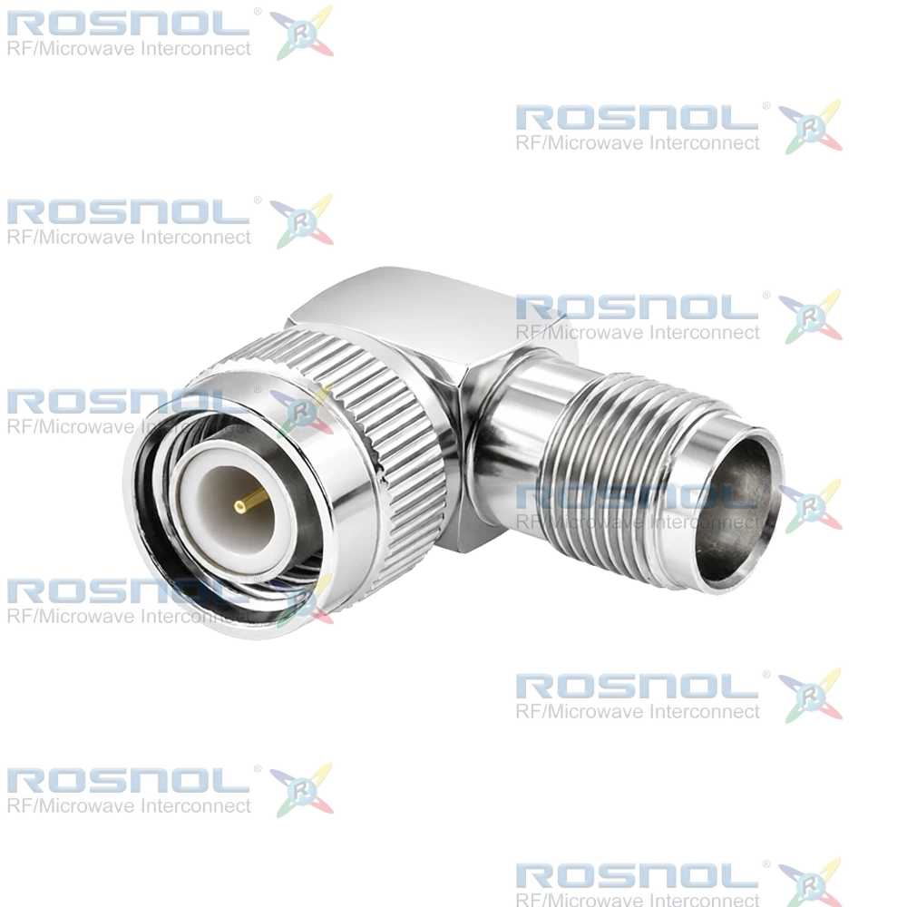 TNC Plug (Male) to TNC Jack (Female) Right-Angle Adapter, DC-11GHz VSWR 1.25