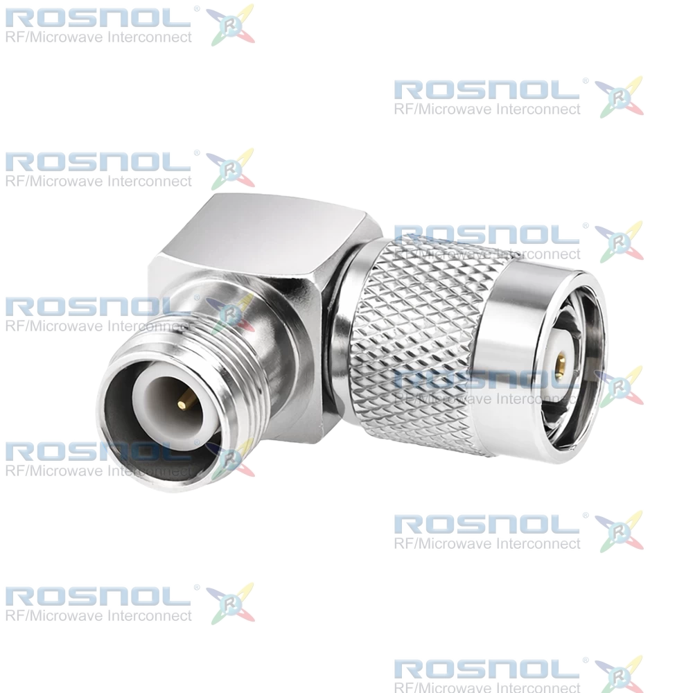 TNC RP Plug (Male) to TNC RP Jack (Female) Right-Angle Adapter, DC-11GHz VSWR 1.25