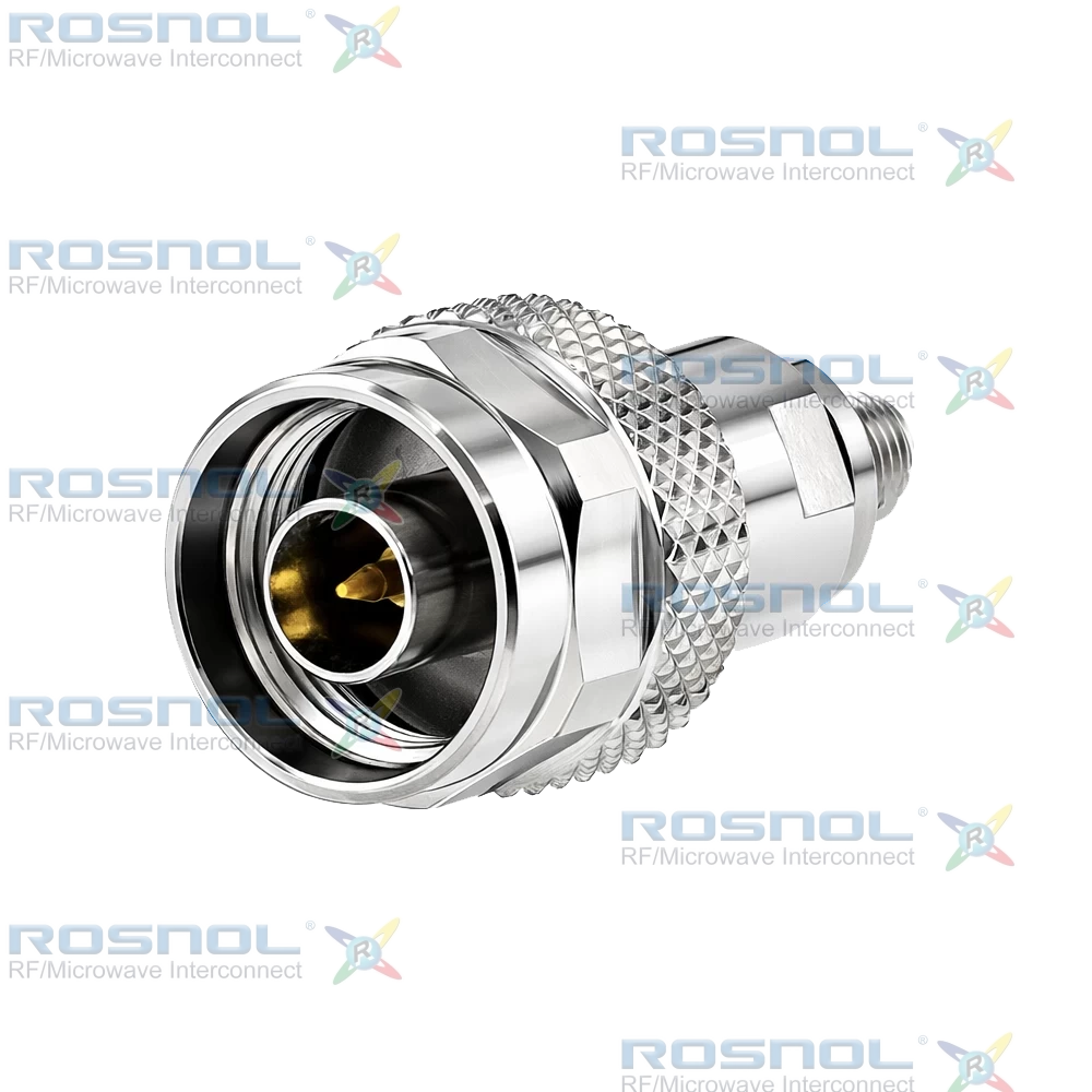 Precision N Plug (Male) to 2.4mm Jack (Female) Adapter, DC-18GHz VSWR 1.15