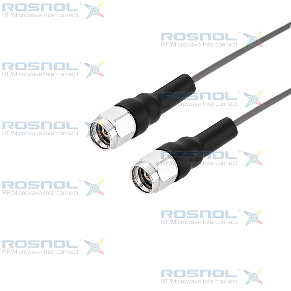 1.0mm Plug (Male) to 1.0mm Plug (Male) Cable Assembly for Rosnol MPUL170A1 cable, DC-110GHz VSWR1.3