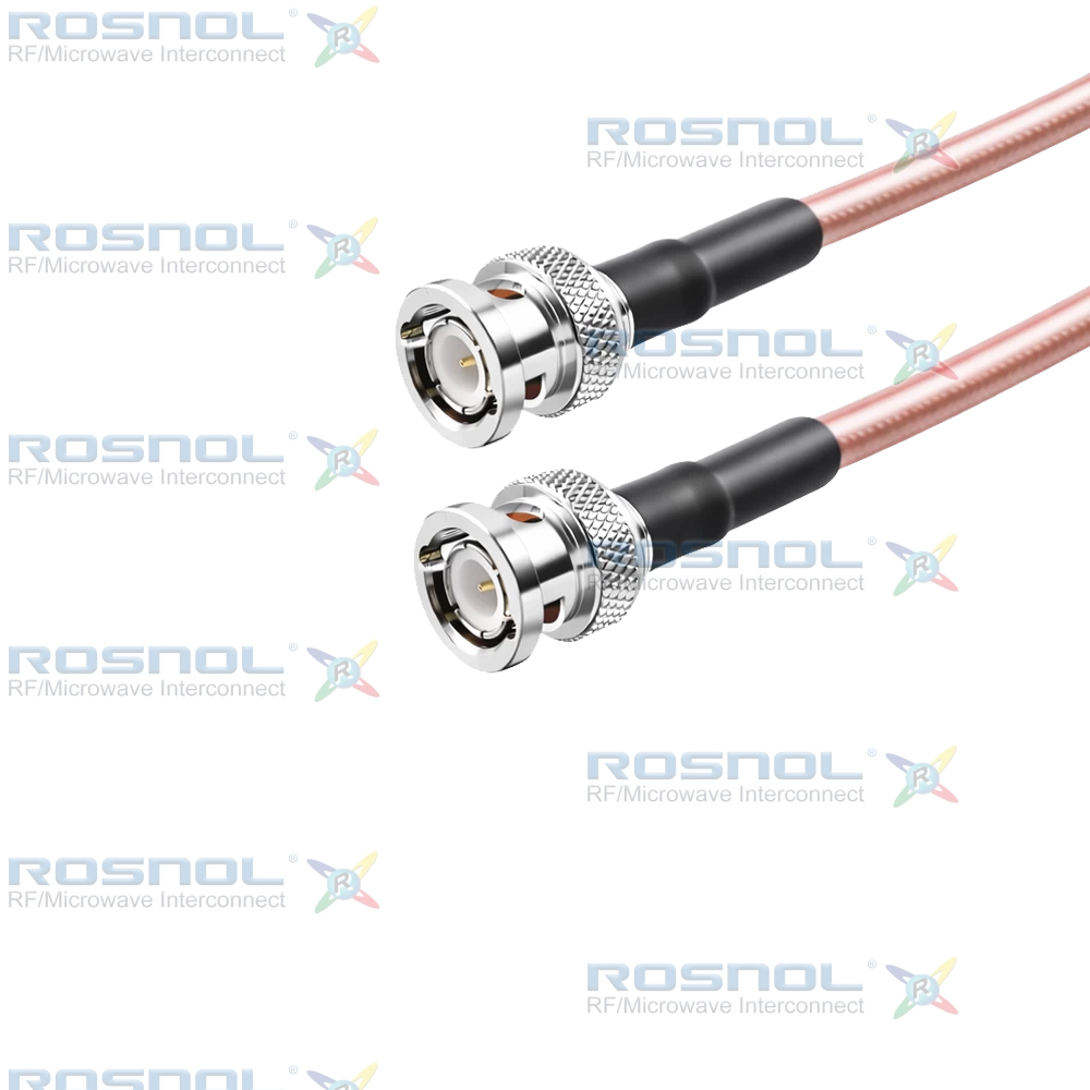 BNC Male to BNC Male Cable Assembly for RG-400, DC-4GHz VSWR 1.3