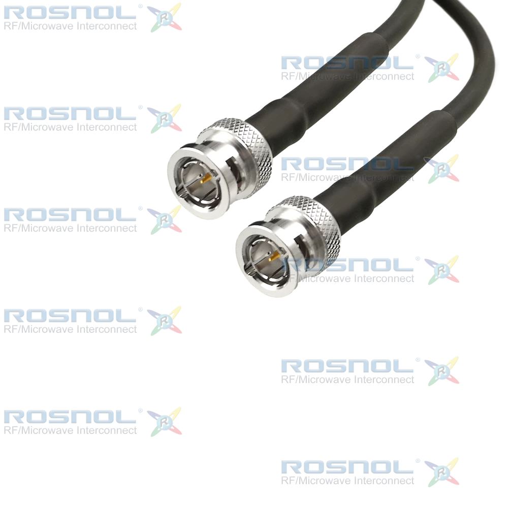 BNC Straight Male Cable Assembly for RG-59, DC-1GHz VSWR 1.25