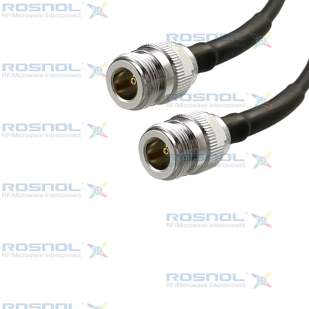 N Jack (Female) 75 Ohm Cable Assembly for RG-59, DC-1GHz VSWR1.3