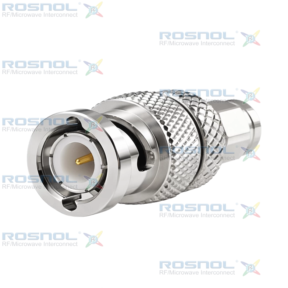 SMA Plug (Male) to BNC Plug (Male) Adapter, DC-6GHz VSWR 1.15