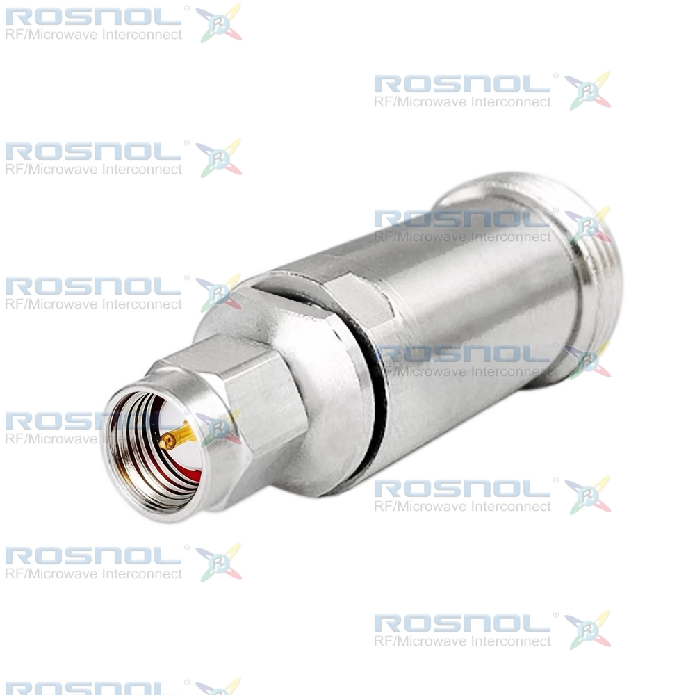 SMA Plug (Male) to Precision N Jack (Female) Adapter, DC-18GHz VSWR 1.15