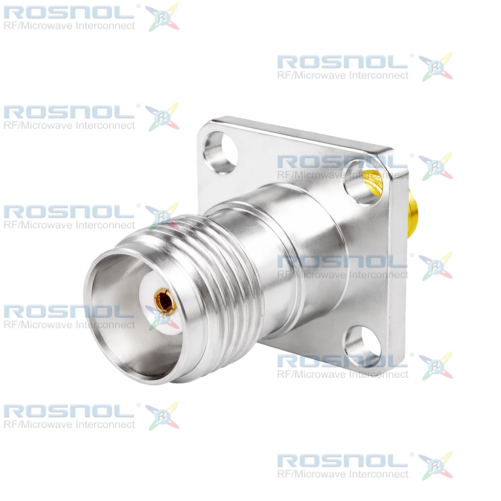 SMA Jack (Female) to TNC Jack (Female) 4-Hole Panel Adapter, DC-11GHz VSWR 1.20