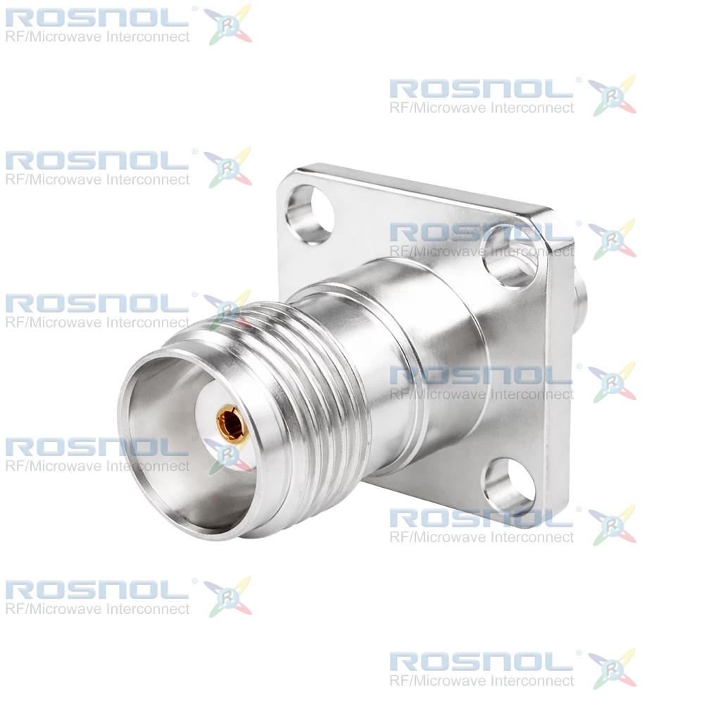 SMA Jack (Female) to TNC Jack (Female) 4-Hole Panel Adapter, DC-11GHz VSWR 1.20