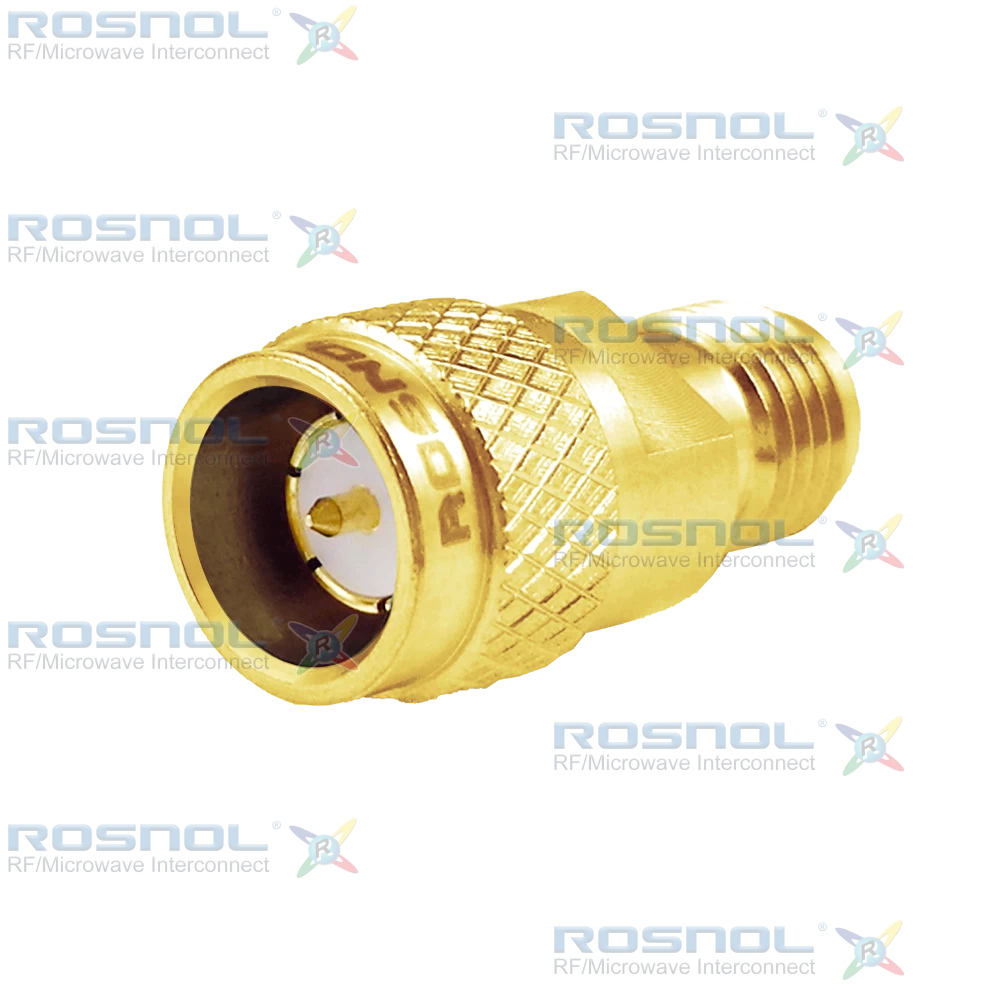 SMA Snap-on Plug (Male) to SMA Jack (Female) Adapter, DC-18GHz VSWR 1.15