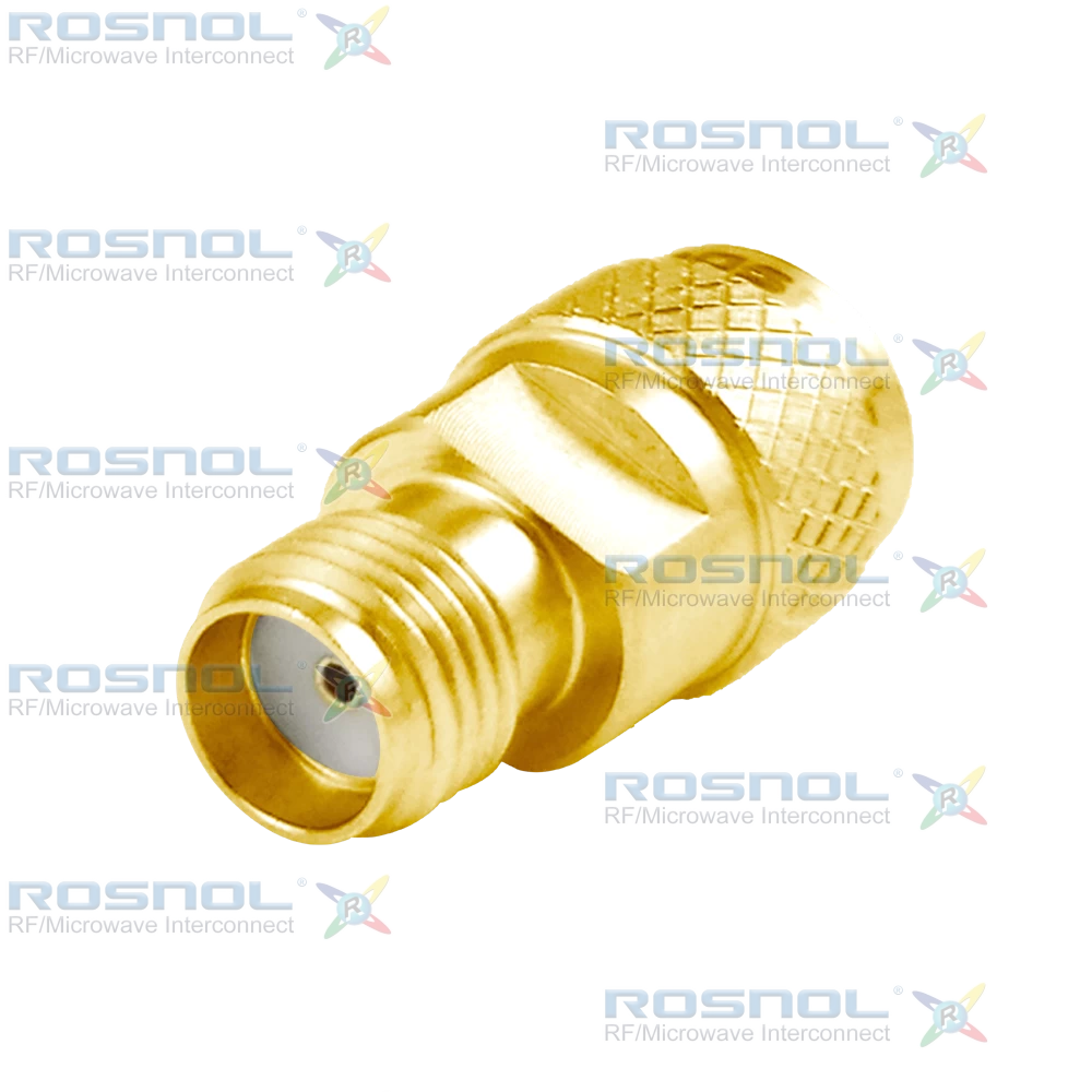 SMA Snap-on Plug (Male) to SMA Jack (Female) Adapter, DC-18GHz VSWR 1.15