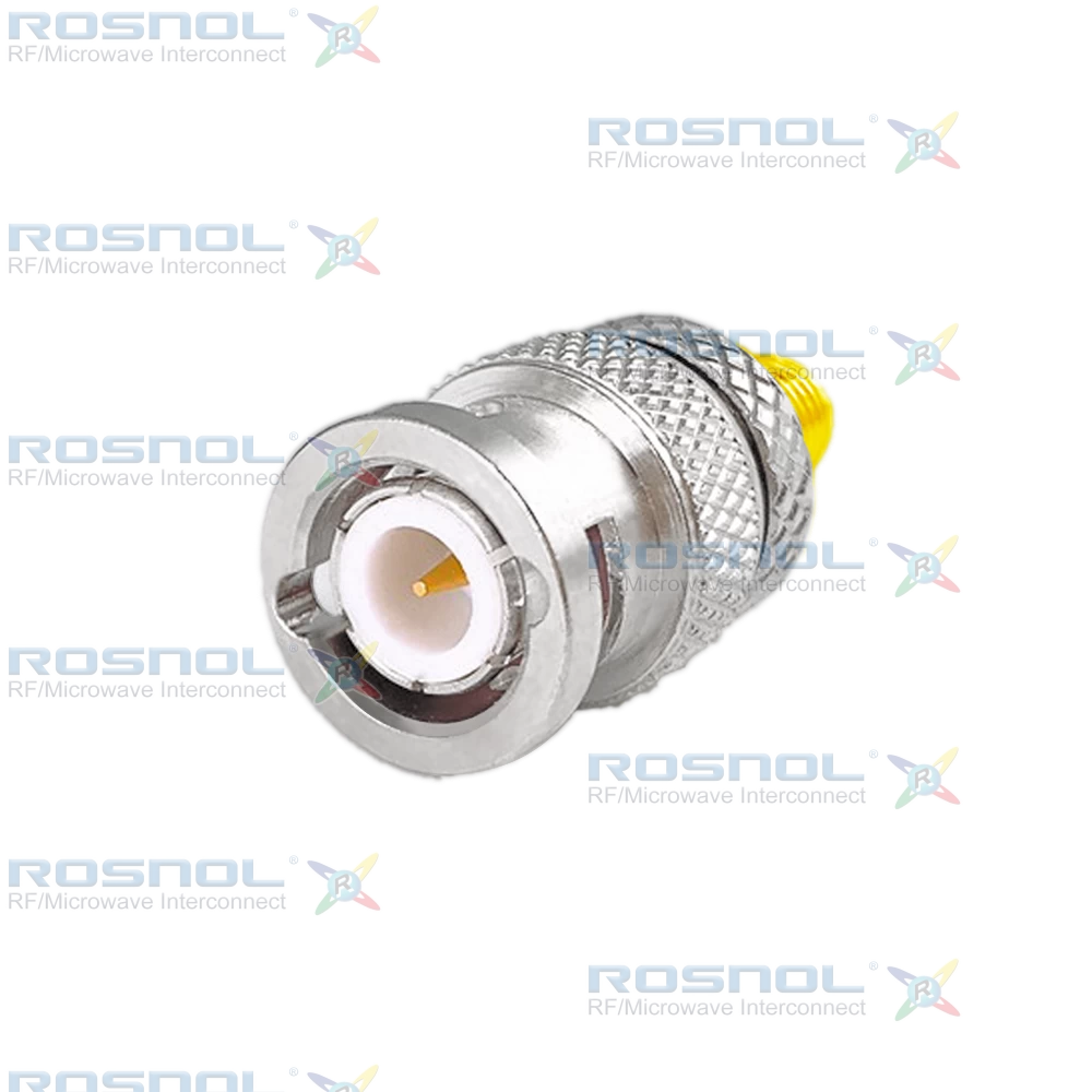 BNC Plug (Male) to SMA Jack (Female) Adapter, DC-4GHz VSWR1.15