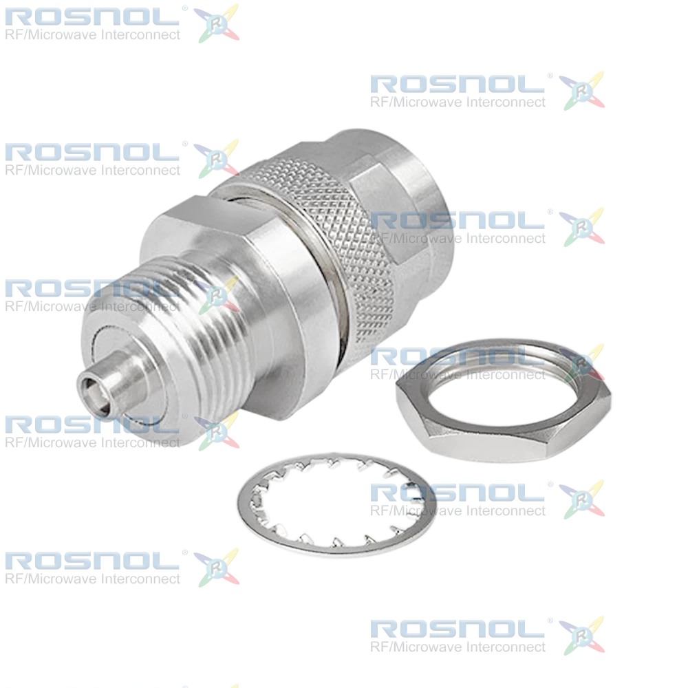 N Plug (Male) to MCX Jack (Female) Bulkhead Adapter, DC-6GHz VSWR1.20