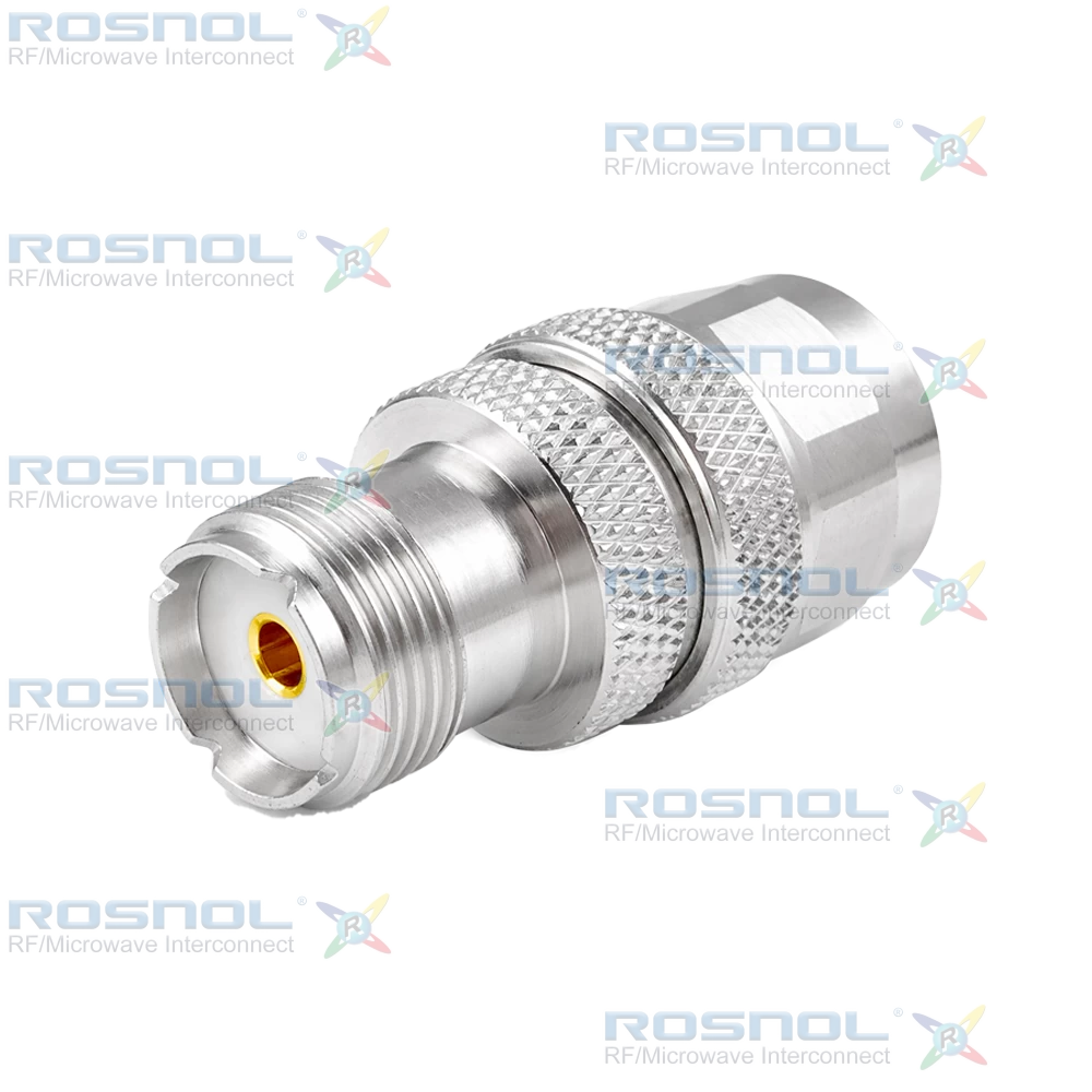 N Plug (Male) to UHF Jack (Female) Adapter, DC-300MGz VSWR 1.3