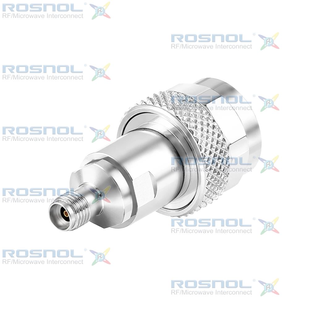 Precision N Plug (Male) to 2.4mm Jack (Female) Adapter, DC-18GHz VSWR 1.15