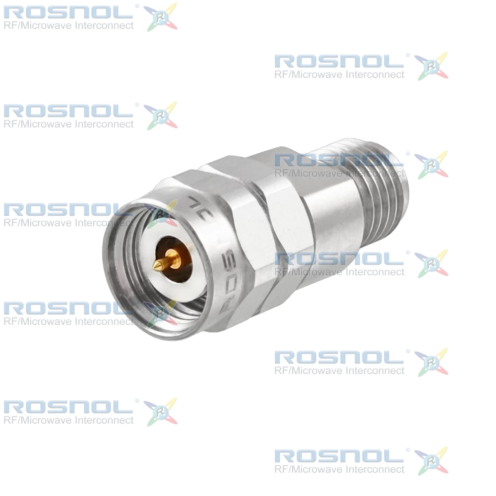 2.4mm Plug (Male) to Precision SMA Jack (Female) Adapter, DC-27GHz VSWR 1.15