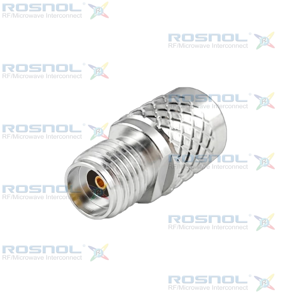 2.4mm Snap-On Plug (Male) to 2.92mm Jack (Female) Adapter, DC-40GHz VSWR 1.15